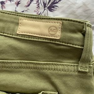 AG The Prima Cigarette Leg in Sage.